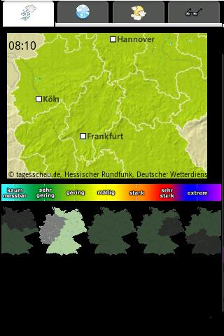 Regenradar DE截图2
