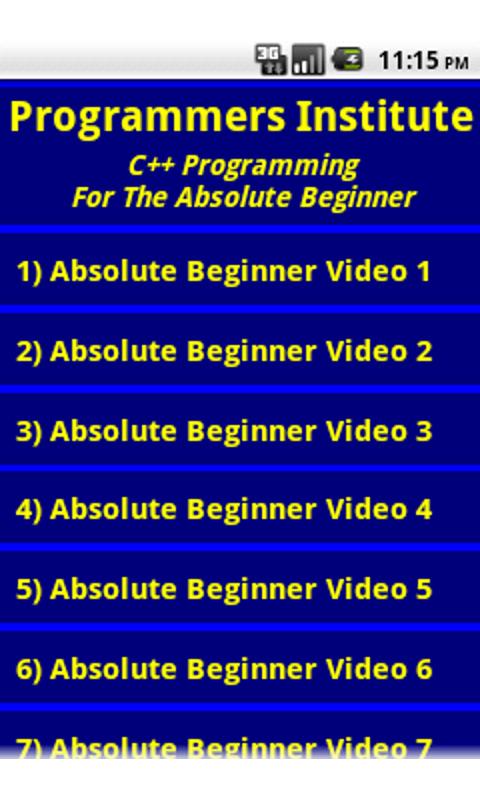 C++ Absolute Beginners截图2