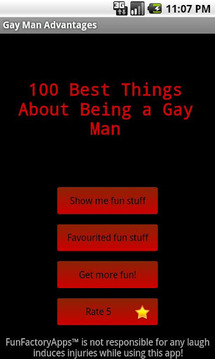 Gay Man Advantages截图
