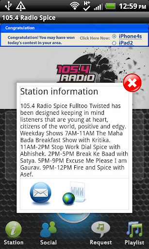 105.4 Radio Spice Fulltoo Twis截图1