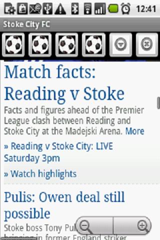 Stoke City FC News 2012截图2