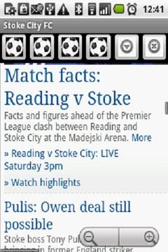 Stoke City FC News 2012截图