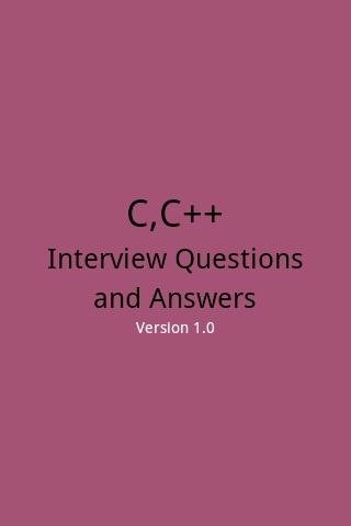 C Cplus Interview Qst and Ans截图5
