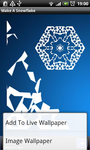 Paper snowflake cut截图2