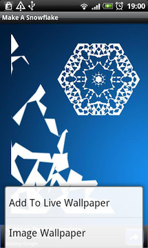 Paper snowflake cut截图