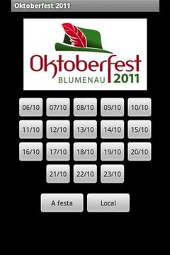 Oktoberfest 2011 - Programa&ccedil;&atilde;o截图