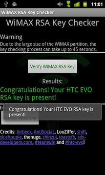 WiMAX Key Checker截图