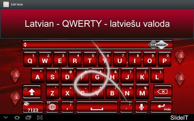 拉脱维亚SlideIT键盘截图2