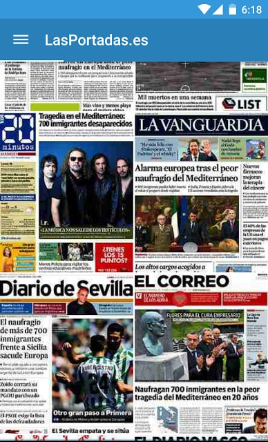 Spanish Newspaper Front Pages截图6