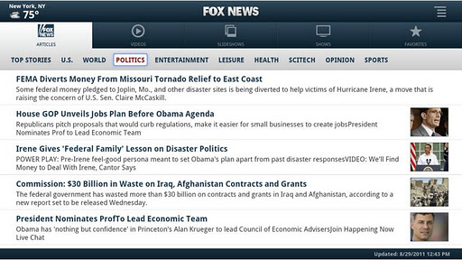 FOX News for Google TV截图4