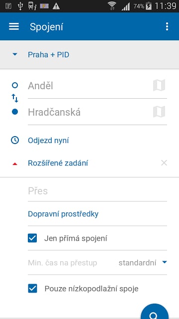 J&iacute;zdn&iacute; ř&aacute;dy IDOS截图5