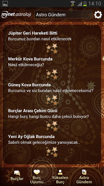 Bur&ccedil; Yorumları &amp; Astroloji截图1