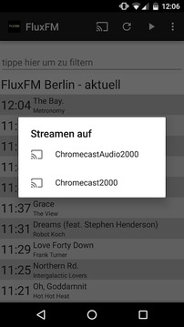 FluxFM Playlist &amp; Stream截图