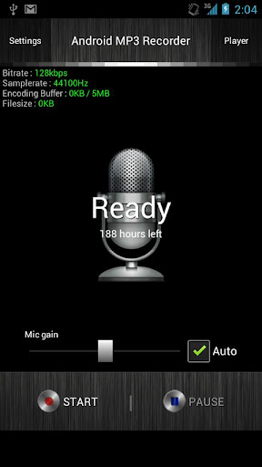 Android MP3 Sound Recorder 1.1截图2