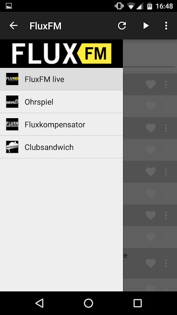 FluxFM Playlist &amp; Stream截图3