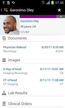 SAP Electronic Medical Record截图