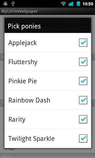 My little Pony Live Wallpaper截图3