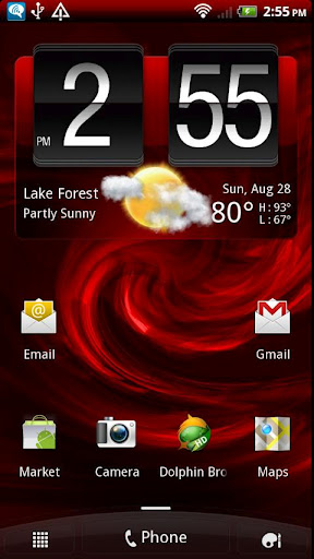 Sense 3.0 Skin RedSkyPro截图2