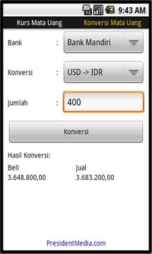 Indonesian Bank Rate New截图