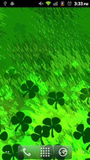 St Patrick's Day Shamrocks LWP截图1