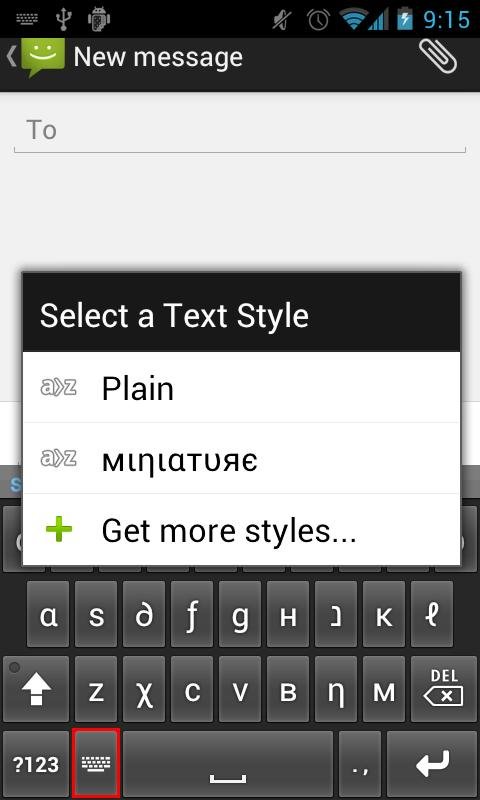 Text Styler Keyboard - Mini截图1