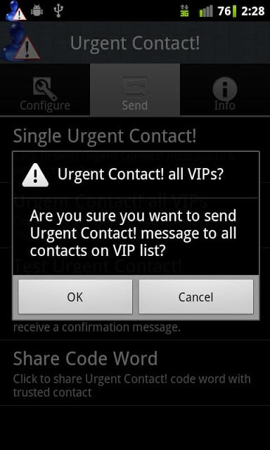 Urgent Contact! lite截图6