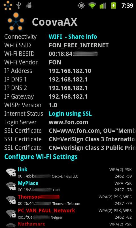 CoovaAX Wi-Fi Hotspot Utility截图1