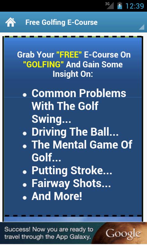 Golf Guide截图1