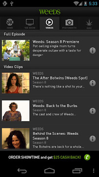 Weeds on Showtime截图