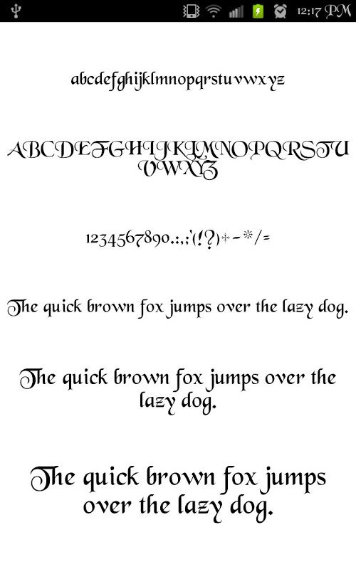 哥特式字体FlipFont免费字体截图7