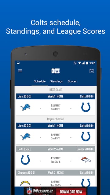 Indianapolis Colts Mobile截图10