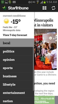 Star Tribune News截图