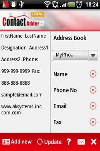 Contact Adder Trial截图5