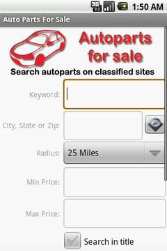 Auto Parts For Sale截图