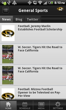 Missouri Tigers Sports截图
