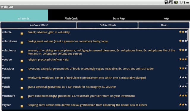 Word List截图9