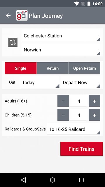 Greater Anglia Tickets截图3