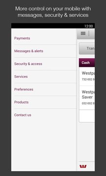 Westpac Mobile Banking截图