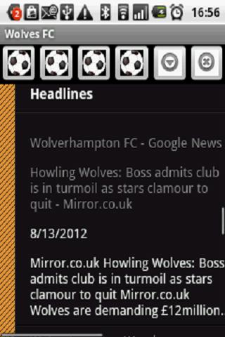 Wolves FC News 2012截图3