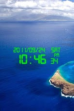 Digital Clock Wallpaper Free截图6