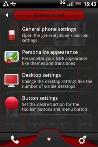 Carbon Red Theme for GDE截图2