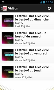 Festival Fnac Live 2013截图