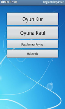 Turkce Trivia Oyunu Bluetooth截图