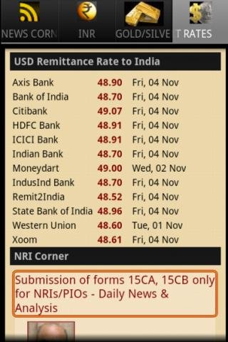 Connect India (INR,Gold&amp; News)截图4