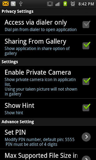 Private Gallery- Encrypt photo截图3