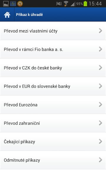Fio banka Smartbanking截图1
