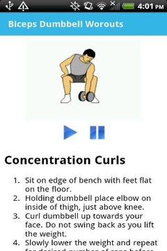 Dumbbell Workouts Free截图