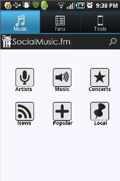 SocialMusic.fm BETA截图