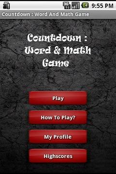 Countdown : Word &amp; Math Game截图