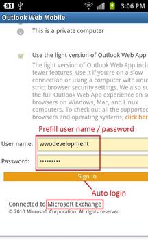 Outlook Web Mobile (OWA EMail)截图